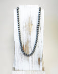 Kenna Navajo Style Fashion Pearl Necklace - Natural