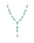 Durango Blue Turquoise and Sterling Silver Y-Necklace