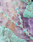 Durango Blue Turquoise and Sterling Silver Y-Necklace