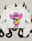 Smiley Skeleton TEE or CREWNECK