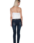 Jeans W/pocket Embellishments - E183