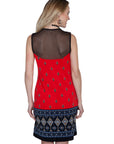 Tank Dress W/mesh Inset - E280