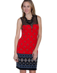 Tank Dress W/mesh Inset - E280