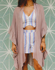 The Marina Duster in Mauve