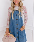 Denim Jumper Dress