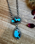 Egyptian turquoise necklace lariat
