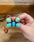 Butterfly Ring - Adjustable - Mix Stone & Sterling Silver