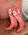 The Adina Pink Bow Cowboy Boot