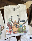 Western Nurse TEE, CREWNECK or QUARTER ZIP