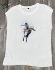 Bull Rider Cap Sleeved Sweater