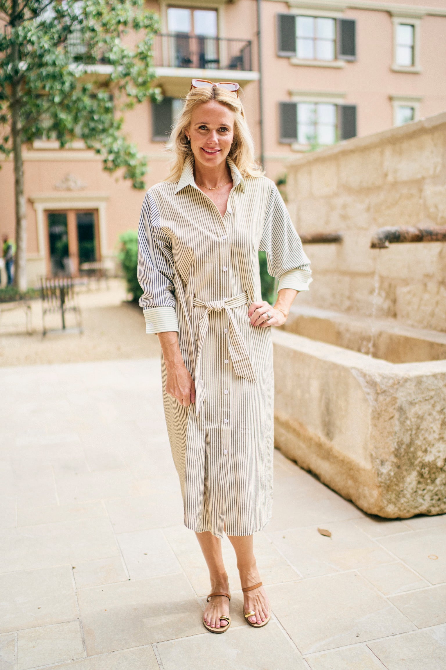 MASON'S DAUGHTER | Sutton Shirtdress, Multi Stripe