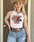 Cowboy Sh!t Cropped Tank