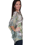 Printed Kaftan Blouse - E80