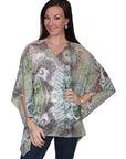 Printed Kaftan Blouse - E80