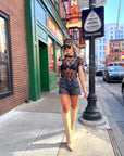 The Netta Lace Top in Black