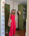 MASON'S DAUGHTER | Ella Pant, Tomato Red Linen