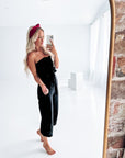 Ruffled Capri Jumpsuit