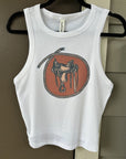Saddle Up Cropped Tank