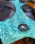 Dash for Cash (Turquoise ) Fly Mask