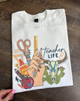 Western Teacher TEE, CREWNECK or QUARTER ZIP