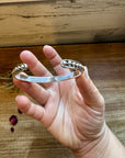 Cuff - Sterling silver Cuff Bracelet 4 mm 6.5”