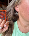 Naja turquoise dangle earrings