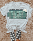 Buy a Vowel TEE or CREWNECK