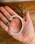 Cuff Bracelet – Cotton Candy Turquoise – Sterling Silver – Steve Francisco Navajo Handmade