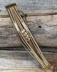 Gold Chain and Charms Fashion Bracelet XI125
