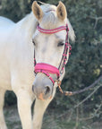 The Barbie Pink Leather Snaffle Bridle