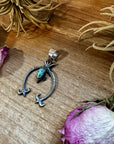 Naja Pendant with Turquoise – Sterling Silver