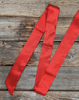 Electric Red Western Skinny Mini Wild Rag Scarf / Cowgirl Necktie
