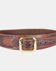 Embossed Revolver Cartridge Belt - 2.5"