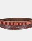 Embossed Revolver Cartridge Belt - 2.5"