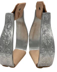 Engraved Aluminum Visalia Show Stirrups