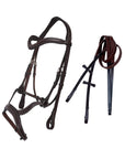 ExionPro Anatomical Combined Flash Bridle with Reins