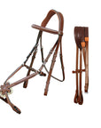 ExionPro Padded Ear Free Monocrown Crown Piece Figure 8 Bridle & Reins