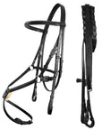 ExionPro Traditional Figure 8 Bridle With Laced Reins
