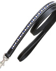 ExionPro White & Blue Bling Dog Leash