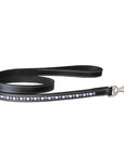 ExionPro White & Blue Bling Dog Leash