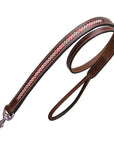 ExionPro Red Bling Padded Dog Leash