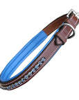 ExionPro Dark Blue Bling Dog Collar