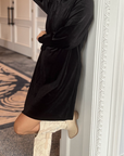 Black Velvet Party Dress
