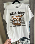Deja-Moo Tee or Crewneck