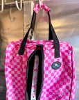 Checks Out (Pink/Pink) Luxury Tack Bag