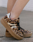 SALE The Oaklynn Platform Sneakers in Leopard