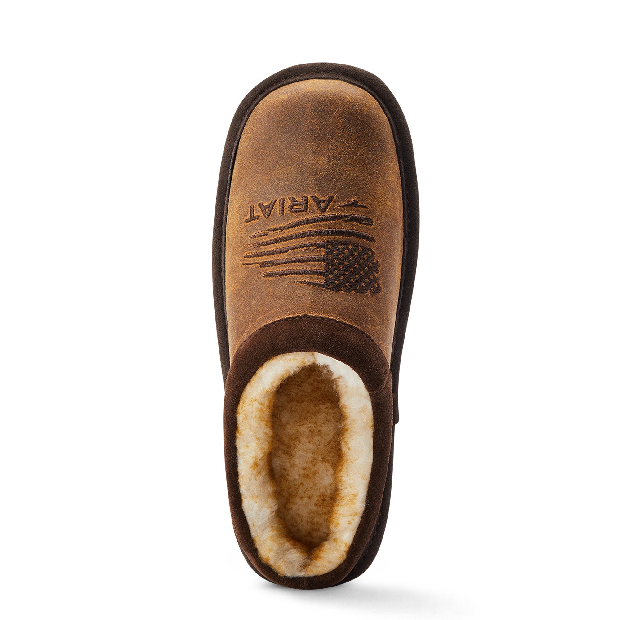 Boys Patriot Slipper- Dusty Brown