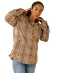 Womens Rebar Flannel Shirt Jacket