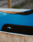 Ocean Blue Luxe Pony Contoured Felt Top/Fleece Lined Saddle Pad