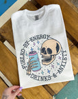 Energy Drinks & Anxiety TEE or CREWNECK
